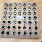 42 Piece 5c Collet Set  Sizes Vary From 3 32 - 1  - Used