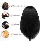 Ishot Mannequin Head Human Hair-100  Real Human Hair hairdresser Training Hea   