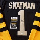Autographed signed Jeremy Swayman Boston Bruins Hockey Jersey Jsa Coa