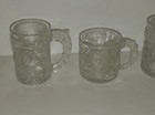 Vintage 1995 Mcdonald s Batman Forever Movie Glass 4 Mug Set Robin Two Face Cup