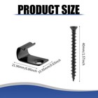 Hidden Deck Starter Clips 50 Pack For Grooved Composite Decking With Black