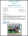 Secretariat   Ron Turcotte Signed 8x10 Photo At 1973 Kentucky Derby Finish   Coa