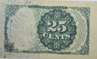 Fr  1309 25 Twenty-five Cents 5th Fifth Issue Fractional   Nice Uncirculated 