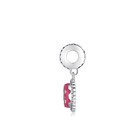 Birthday Cake Dangle Charms For Bracelet - Sterling Silver December Birthstone B