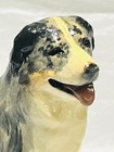 Vintage 1993 Australian Shepherd Figurine Usa Pottery Artist Ron Hevener No 081
