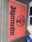 Jagermeister  Very Large Banner Flag 56 x96  Orange Wall Hanging Man Cave