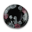 Official Nightmare Before Christmas 10  Plate   Feat  Jack   Sally   Set Of 4