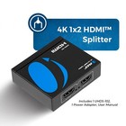 Orei 4k 60hz 1x2 Hdmi    Splitter-  uhds-102 
