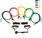 17pcs Exercise Band Resistance Kit  Home office Workout Set  Adjustable Weight  