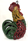 Vintage Cast Iron Rooster Barn Decor  Kitchen Decor  Door Stopper