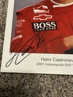 Helio Castroneves Signed Photo 2001  Indy 500 Winner 