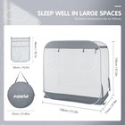 Porayhut Portable Baby Crib Net Safety Mesh Tent pop Up Infant Mosquito Net     