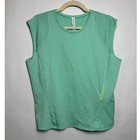 Lululemon Wild Mint Cap Sleeve Hiking Shirt Tank Top Tee Women Size 12