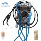 New Carburetor   Throttle Cable For Honda Crf250x Crf250r Kawasaki Kx250f Us