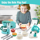 Pretend Play Kitchen Appliances Toy Set  Kids Kitchen Accessories Set - Coffee M