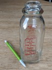 Lot Of 12  hudson Dairy  Vintage 1-pint Glass Milk Bottles - Great Flower Vases