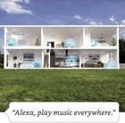      Amazon Premium Sound Echo  4th Gen  Smart Hub With Alexa Twilight Blue  nrap