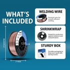  2 X 10-lb Spools  Er70s-6  035   0 9 Mm  Mild Steel Mig Welding Wire