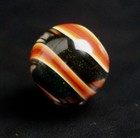 Bryan Trillas Glass Marble swirl Pattern crushed Opals   Uv Reactive 0 7-0 8inch