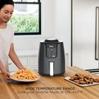 Ninja 4 Qt Basket Air Fryer Black Gray Digital Controls For Dehydrate Roast