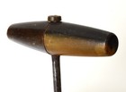Nice 19th Century Horn Handle Corkscrew  Long Worm