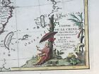 China Japan Korea 1771 Bonne Lattre Large Antique Engraved Map 18th Century 