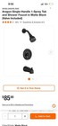 Mat Black Shower Head Assembly