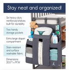 New Hiccapop Nursery Organizer baby Diaper Caddy  Hanging Diaper Organization