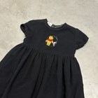Vintage Y2k Disney Dress Girls 4 5 Winnie The Pooh Velour Dress Outfit Kids