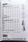 Mccalls Pattern 8205 Skirts  Misses Sizes  Large Xlarge Xxlarge  Uncut  New