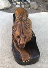 Beautiful Impressive Wood Carved Lion