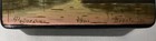 Vintage Mini Fedoskino Pegockuho Hand Painted Russian Lacquer Box With Coa Birds