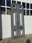   Huge Antique Double Entrance French Doors   45 X 111   Architectural Salvage