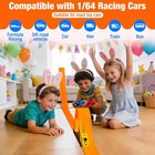 16 4 Ft Flexible Race Track For Kids Outdoor Toys Portable Diy Roll-up Flex Race