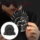 Aztec Death Whistle - Handmade Skull War Scream Whistle Pranks  125  Db Black
