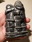 Vintage Inuit Soapstone Carving A Wolf Original Canada Vintage  Handmade 1990s