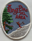 King Pine Ski Area Madison New Hamshire Skiing Souvenir Embroidered Sew-on Patch