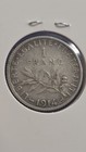 France 1914 1 Franc Silver Coin 0 835 Fine Sower  la Semeuse  Km 844