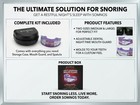 Adjustable Mouthpiece Anti-snoring Mouth Guard Stop Snoring X2 Meduim   Large