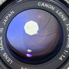 serviced  Canon New Fd Nfd 50mm F 1 4 Mf Standard Lens   Cap   Filters From Jpn