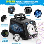 Portable Automatic Bubble Blower W  20000  Bubbles Per Minute For Kids Birthday