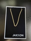 Jaxxon 14k Gold Cuban Link Chain Necklace Cross Pendant Men