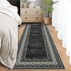 Garvee 2x6ft Area Rugs Washable Runner Rug Modern Border Hallway Rug For Bedroom