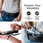 Money Belt For Men Travel Security Belt With Hidden Money Compartment Pocket    