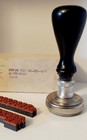 Vintage Superior Crown Solid Rubber Dates Stamp Set 