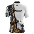  custom Name  - Hammer Black And Gold Liquid Marbl Bowling Jersey Size S-5xl New