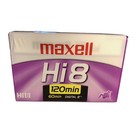 Sealed  Maxell Hi8 120 Minute Blank Videocassette Tape Pg 120 Digital 8 Lot Of 3