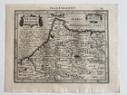 Antique Map Of Morocco   fessae Regnum   By Mercator   C  1628