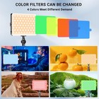 2-pack Led Video Light With Stand  Home Studio Back Lights  Photo Lights With   