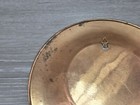 Vtg Etched Copper Wall Plate Hand Painted Turkish  Pre-owned 9 5 